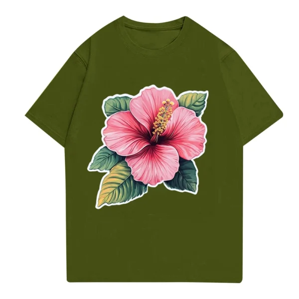 Men's Stand Collar Short Sleeve Shirt Loose Leisure Holiday Shirt Man - Image 16