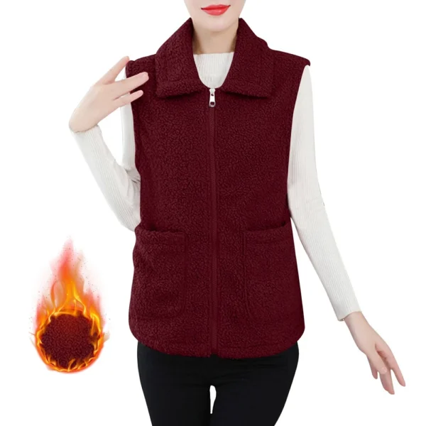 Women's Fall And Winter Temperament Lamb's Wool Thickened And Padded Warm Plus - Image 4