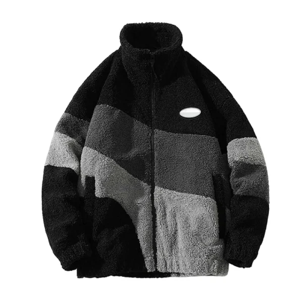 Mens Casual  Pocket Lambskin R Fashion  Cashmerematching Loose Warm - Image 3