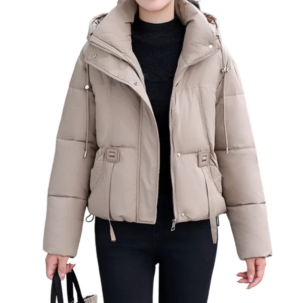 Women's Winter Coat Warm Jacket With Hooded Women Thicken Lightweight Coats - Image 20