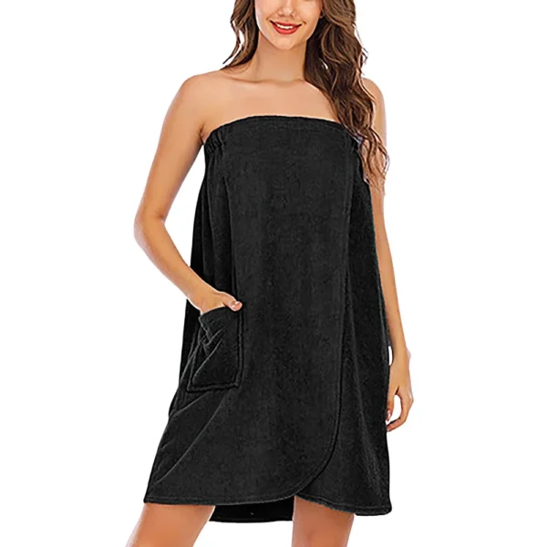Women's Summer Homewear Bathrobe Absorbent Bath Towel Comfortable Women's - Image 5