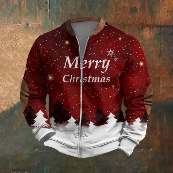 Men's Retro Casual Gradient Printed Sweatshirt - Image 25